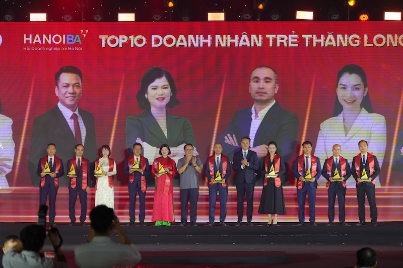 Chủ tịch Minh Tâm Group Bùi Hữu Sửu đạt danh hiệu Top 10 Doanh nhân trẻ Thăng Long 2026